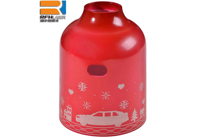 UV laser for peeling the paint or printing on plastic surface